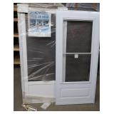 TWO NEW SCREEN DOORS, ONE OUT OF BOX