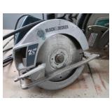 DEWALT 700 8" RADIAL ARM SAW & BLACK AND DECKER CIRCULAR/ SKILL SAW