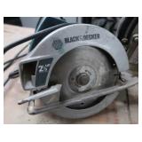 DEWALT 700 8" RADIAL ARM SAW & BLACK AND DECKER CIRCULAR/ SKILL SAW