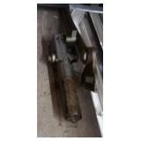A SET OF TWO HEAVY DUTY STEEL AND GLASS METAL SAFETY DOORS