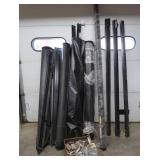 LOT OF 4 TONNEAU COVERS SIDE RAILS AND HARDWARE