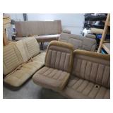 ASSORTMENT OF 4 VINTAGE AUTOMOBILE SEATS