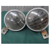 PAIR OF VINTAGE PER-LUX 200T FOG LAMPS