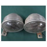 PAIR OF VINTAGE PER-LUX 200T FOG LAMPS
