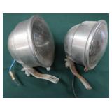PAIR OF VINTAGE PER-LUX 200T FOG LAMPS