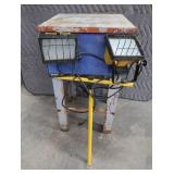 PARTS WASHER WITH HALOGEN LIGHTS AND BONUS RAMPS