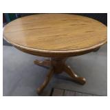 42" OAK ROUND TABLE