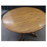 42" OAK ROUND TABLE