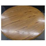 42" OAK ROUND TABLE