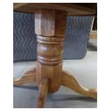 42" OAK ROUND TABLE