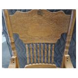 2 OAK SPINDLE CHAIRS