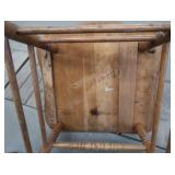 2 OAK SPINDLE CHAIRS