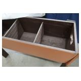 STAND UP PLANTER, HAND WASHING SINK , PLASTIC SHEATING ROLL, AND BONUS METAL STAND