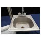 STAND UP PLANTER, HAND WASHING SINK , PLASTIC SHEATING ROLL, AND BONUS METAL STAND