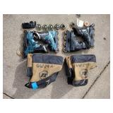 2 Ultra wheels roller blades with bags