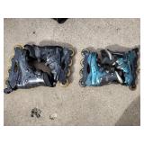 2 Ultra wheels roller blades with bags