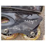 2 Ultra wheels roller blades with bags