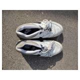 Assorted golf clubs with travel bag and nike golf shoes (adult clubs)