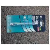 2 Halogen lights with bulbs