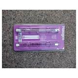 2 Halogen lights with bulbs