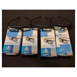 4 Samsung 3D glasses