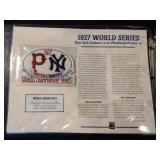 New York Yankees official World Series patch collection wallabee and ward