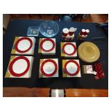 Red Galaxy Holiday Dinnerware