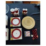 Red Galaxy Holiday Dinnerware