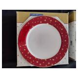 Red Galaxy Holiday Dinnerware
