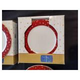 Red Galaxy Holiday Dinnerware