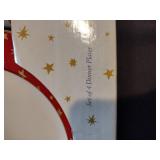 Red Galaxy Holiday Dinnerware