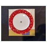 Red Galaxy Holiday Dinnerware