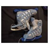 soften Ice skates with bag and skate guards
