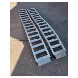 90” x 12” medal trailer ramps
