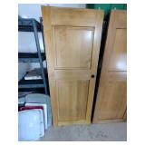 Large wood doors