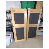 Large wood doors