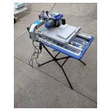 Kobalt wet saw 7” blade with stand