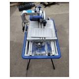 Kobalt wet saw 7” blade with stand