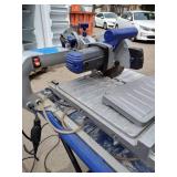 Kobalt wet saw 7” blade with stand