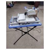 Kobalt wet saw 7” blade with stand