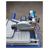 Kobalt wet saw 7” blade with stand