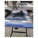 Kobalt wet saw 7” blade with stand