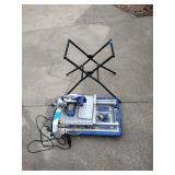 Kobalt wet saw 7” blade with stand