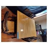 Wood dinning room table