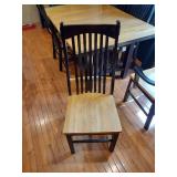 Wood dinning room table