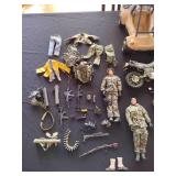Vintage G.I. Joe action figures and accessories