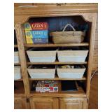 Wood shelve unit