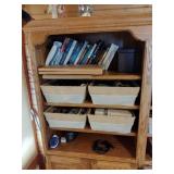 Wood shelve unit