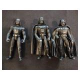 Vintage 90s Star Wars Darth Vader, Darth Sidious, and Darth Maul