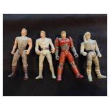 Vintage 90s Star Wars Obi-wan and Luke Skywalker